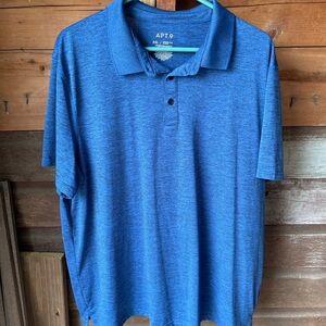 Apt. 9 Blue Polo Shirt for Casual Comfort